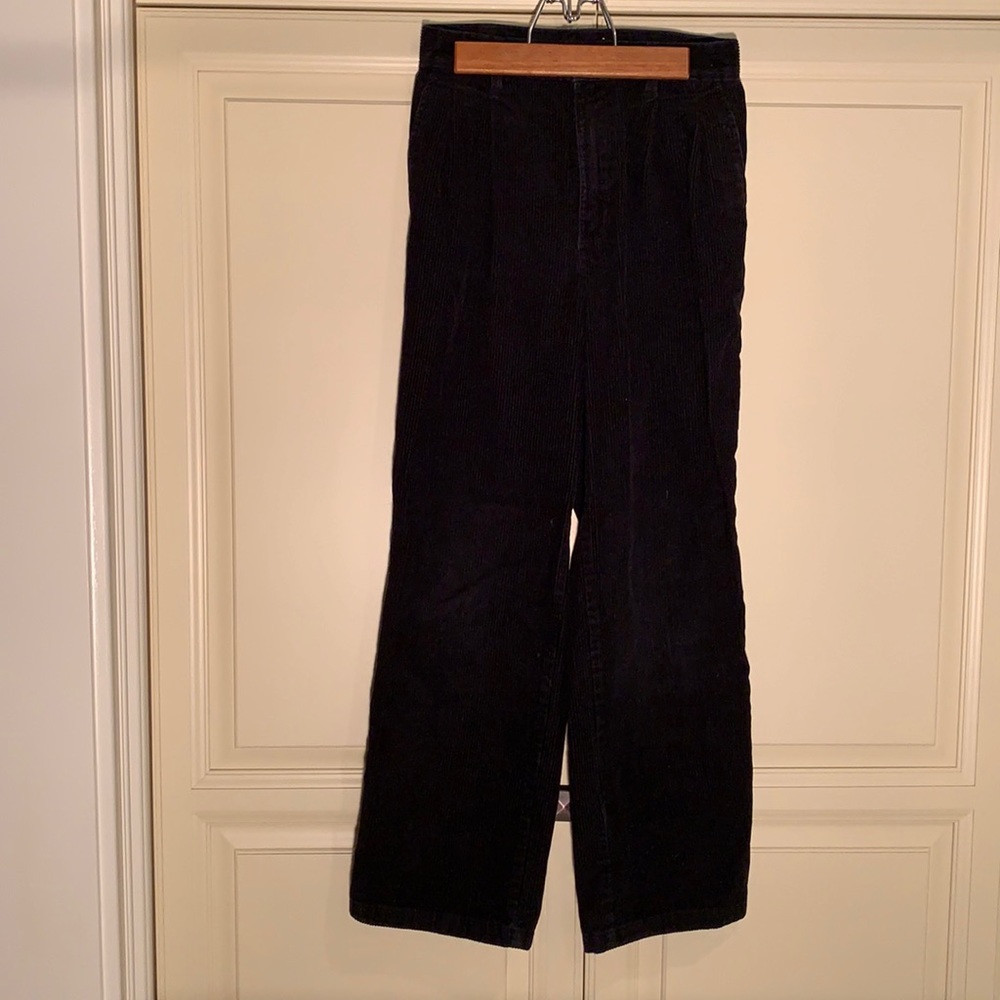 Boys black corduroy pants